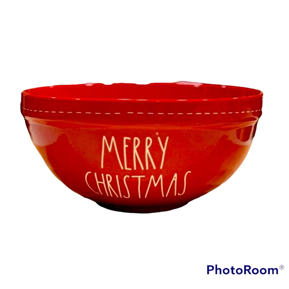 Rae Dunn merry Christmas large bowl